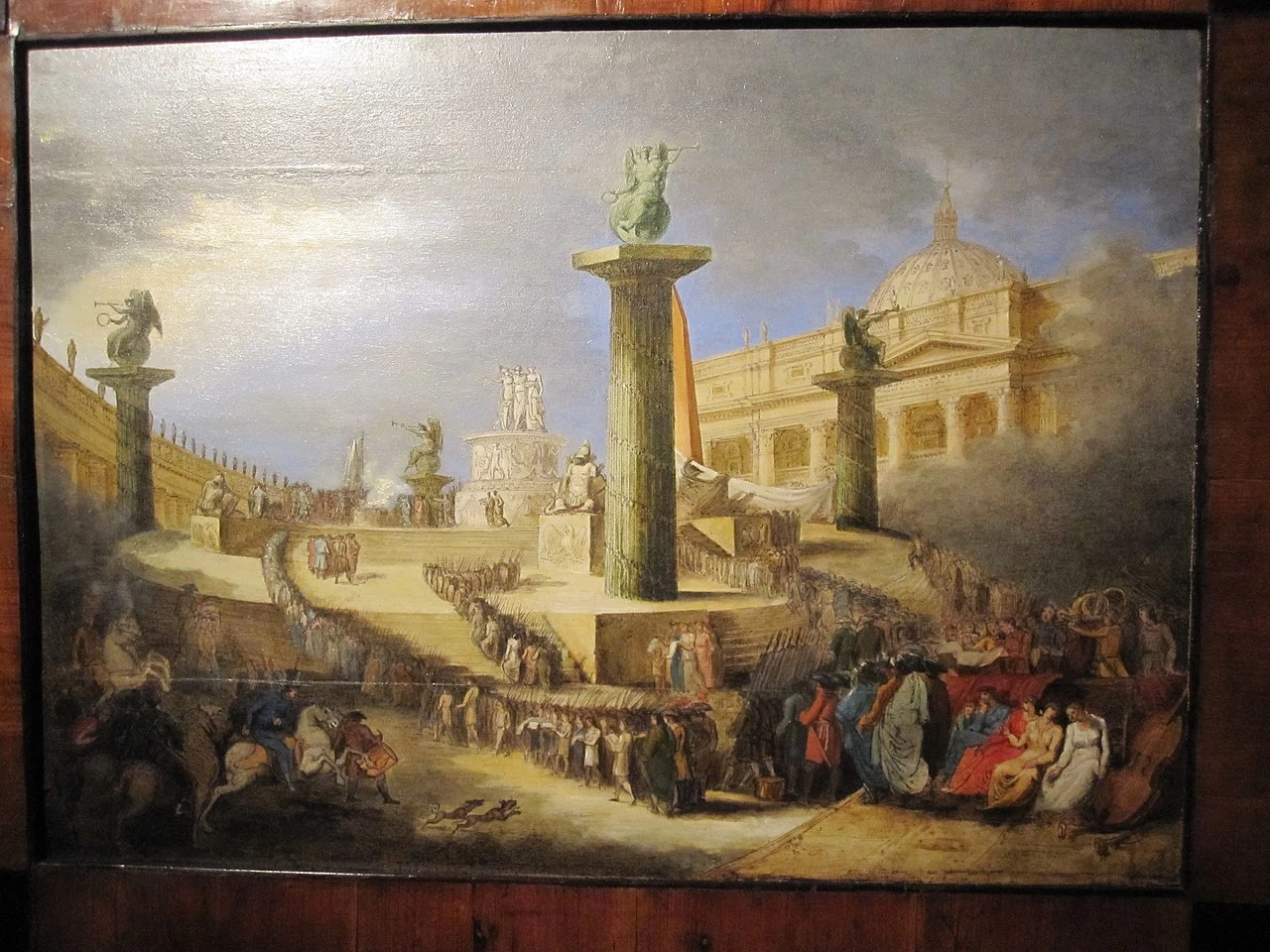 Piaza San Pietro, festa della federazione il 20 marzo 1798